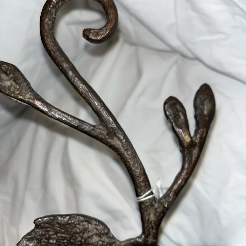 Decorative Cast Iron Leaf Wall Hook